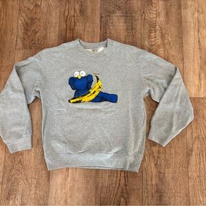 Uniqlo Kaws + Warhol Gray Sweatshirt XXS